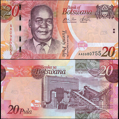 Botswana 20 Pula. 2009 Unc. Banknote Cat# P.31a