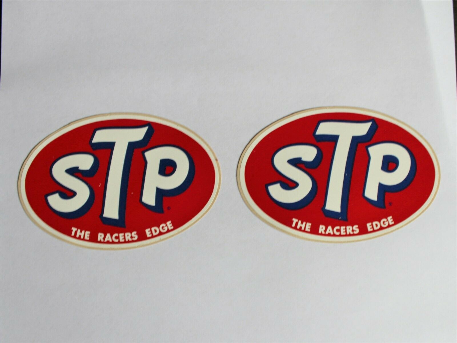 1968 Stp 2 Vintage Original The Racers Edge Stickers Decals Nascar Nhra 4-3/4"
