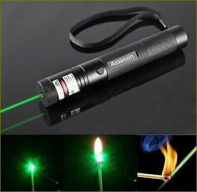 990miles 1mw Beam Light Green Laser Pointer Pen 532nm Lazer Torch Waterproof