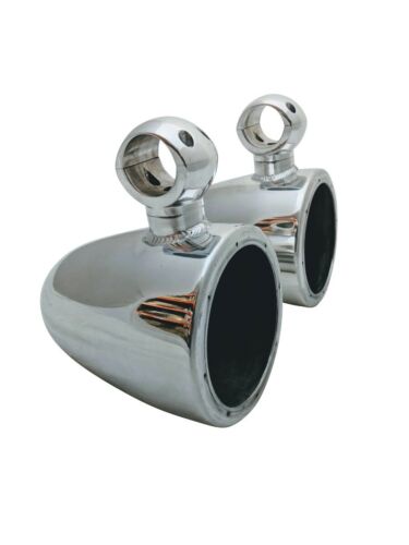 Krypt 6.5 Wakeboard Tower Boat Speaker Pods,marine Stereo Cans-polished Or Black